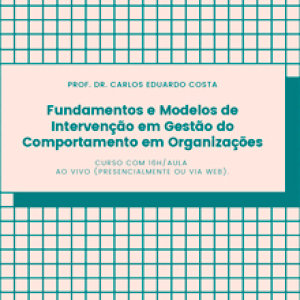 Fundamentos e Modelo de intervenção em Gestão do Comportamento em Organizações